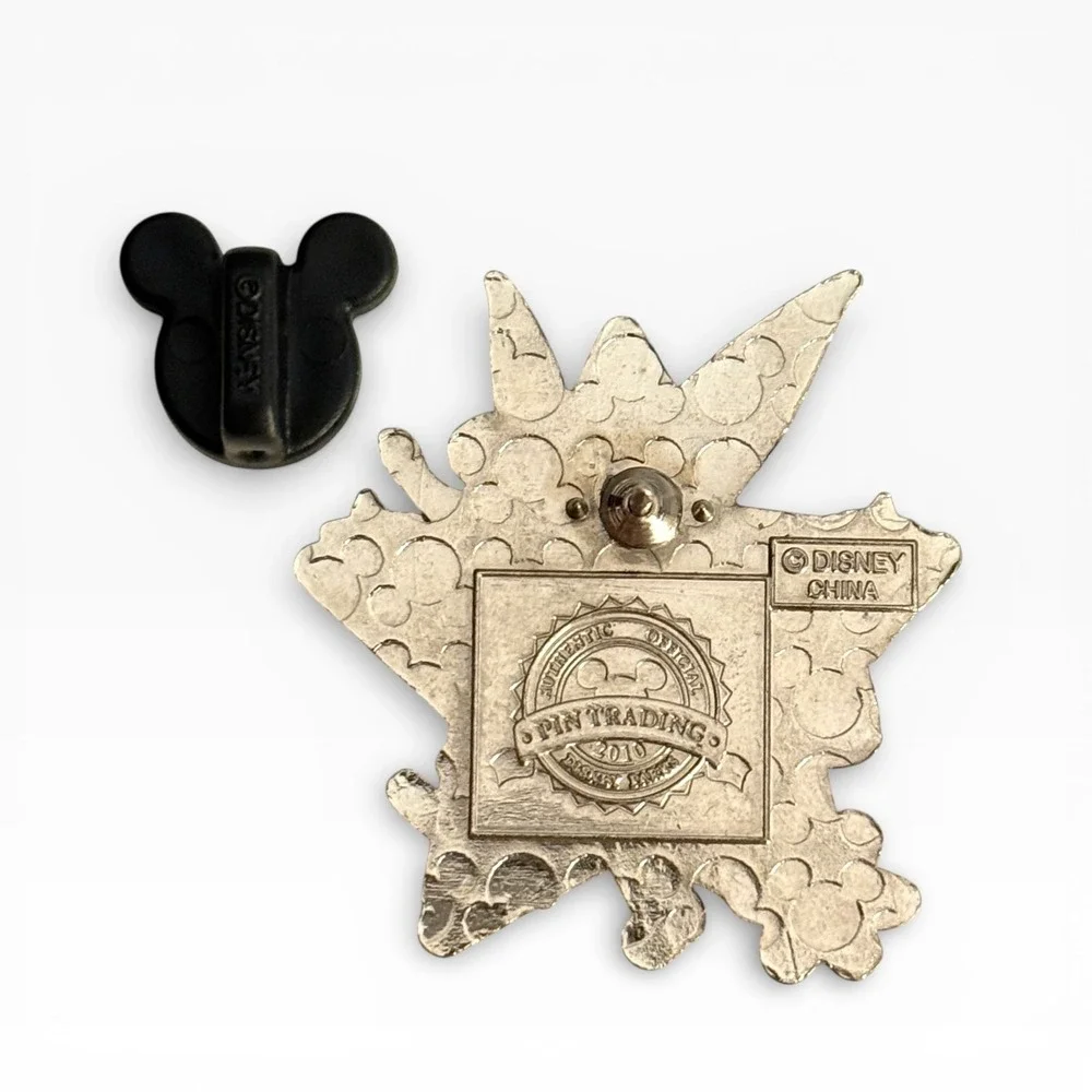 Disney Tinker Bell‎ Pin – Star Background Glitter Wings 2010 Authentic Disney T